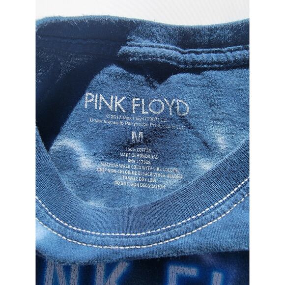 Pink Floyd Woman's Blue Tie Dye Light Prism Band T-Shirt Size M - Picture 4 of 4